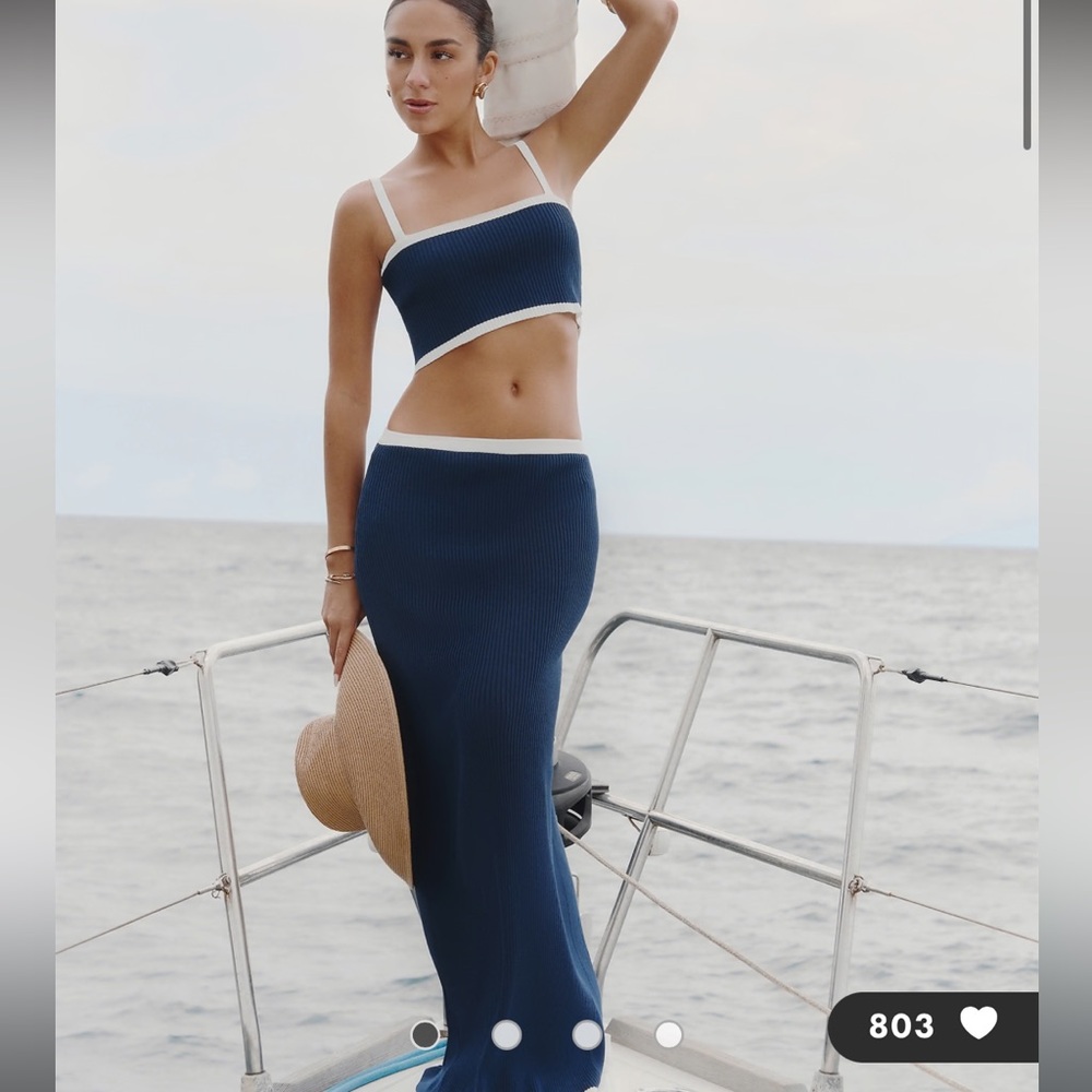 4th and reckless maxi skirt set size UK 6